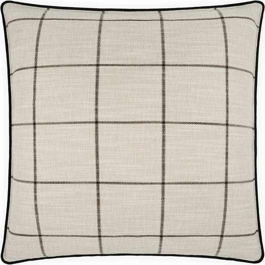 Bowden Pillow by DV Kap Home. Made from 51% polypropylene, 49% rayon in a unique style.