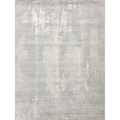 Fine Pure Silk Rug II by Exquisite Rugs in silver, ivory. Made from silk in a unique style.