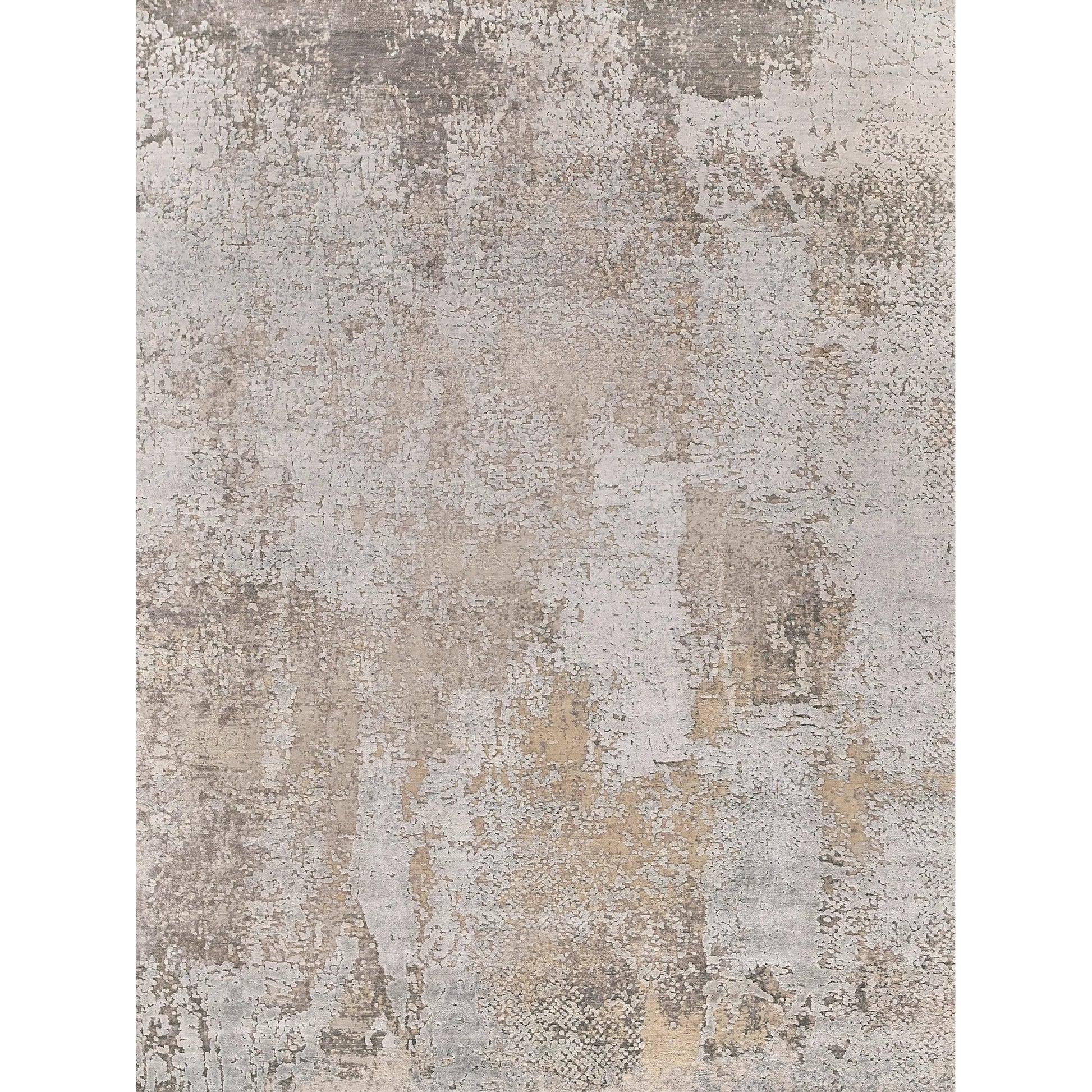 Fine Pure Silk Rug V by Exquisite Rugs in gray, beige. Made from silk in a unique style.