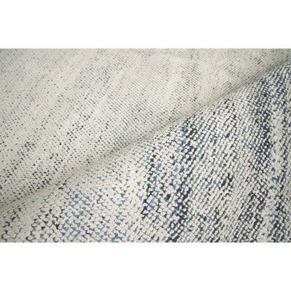 Fine Pure Silk Rug by Exquisite Rugs in white, blue. Made from silk in a unique style.