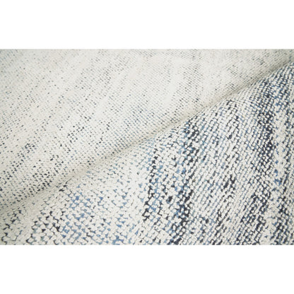 Fine Pure Silk Rug by Exquisite Rugs in white, blue. Made from silk in a unique style.