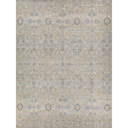 Harper Rug by Exquisite Rugs in beige, light blue. Made from new zealand wool in a unique style.