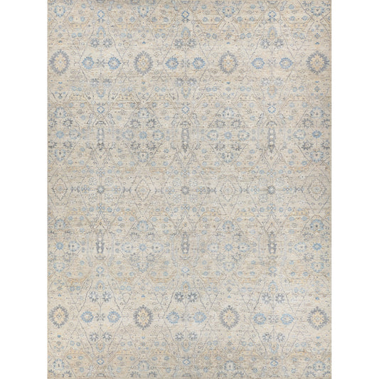Harper Rug by Exquisite Rugs in beige, light blue. Made from new zealand wool in a unique style.