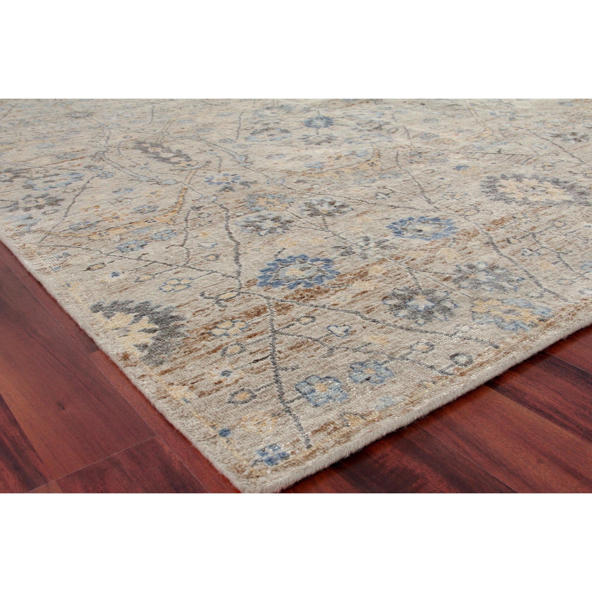 Harper Rug by Exquisite Rugs in beige, light blue. Made from new zealand wool in a unique style.