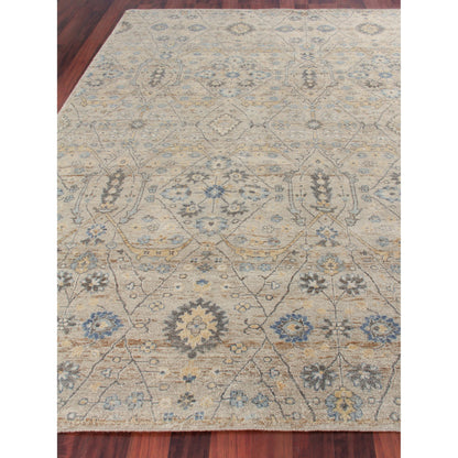 Harper Rug by Exquisite Rugs in beige, light blue. Made from new zealand wool in a unique style.