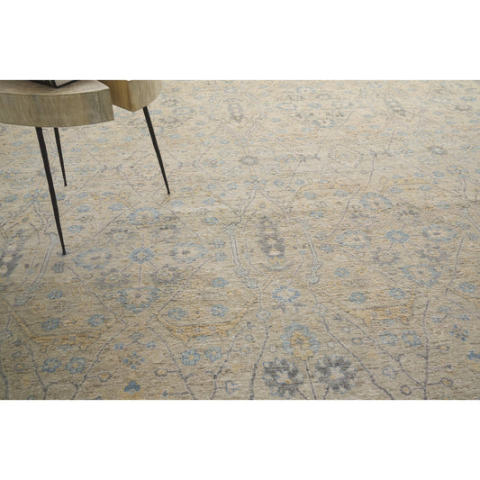 Harper 4230 Rug by Exquisite Rugs in beige, light blue. Made from new zealand wool in a unique style.
