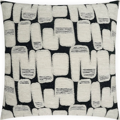 Parlay Pillow by DV Kap Home in white, black. Made from 100% polyester in a eclectic & global style.