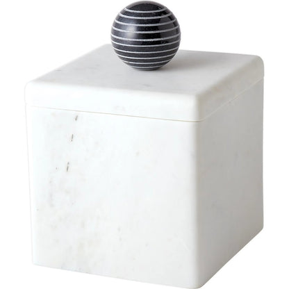 La Boite Box by Global Views. Made from white banswara, black bheslana in a eclectic & global style.