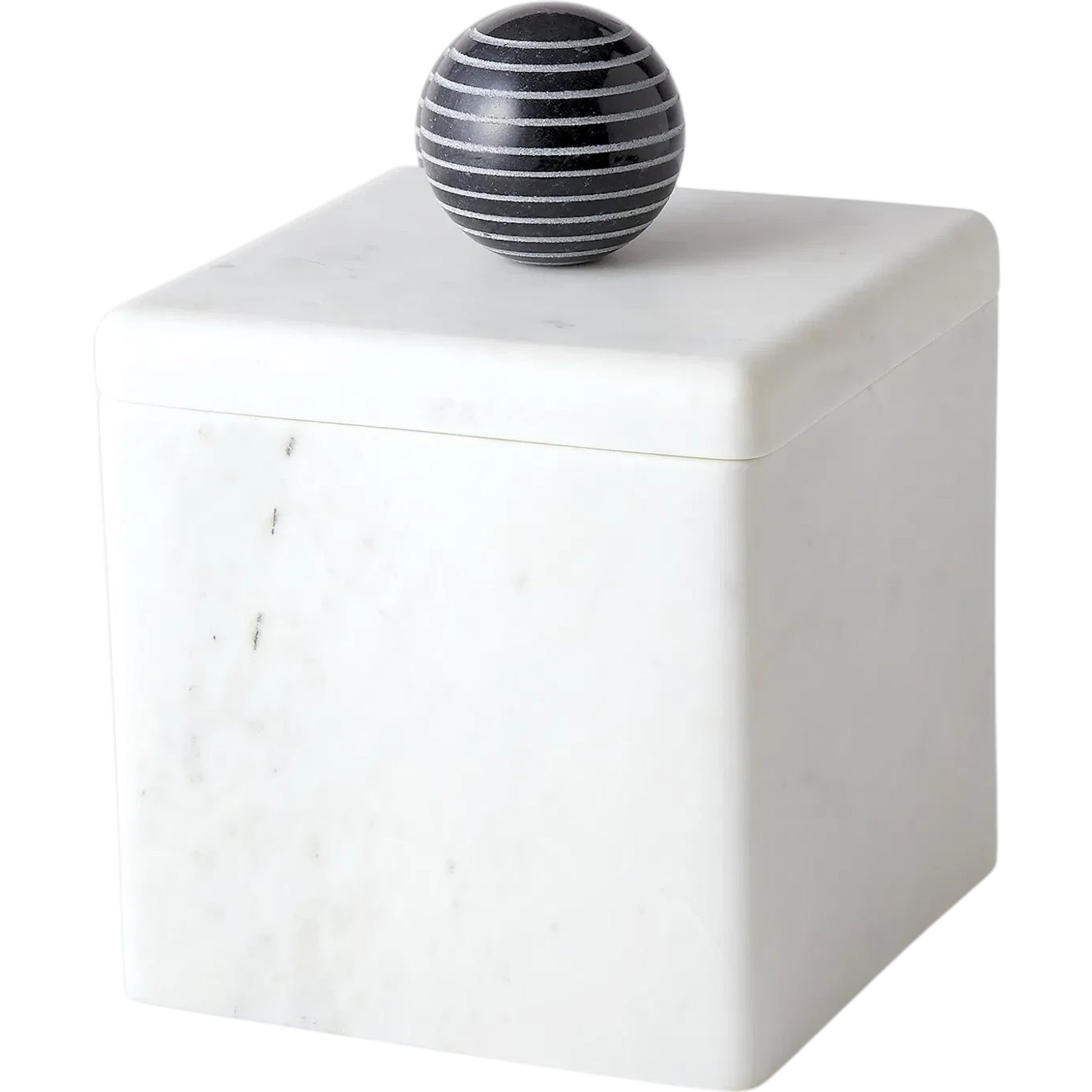 La Boite Box by Global Views. Made from white banswara, black bheslana in a eclectic & global style.