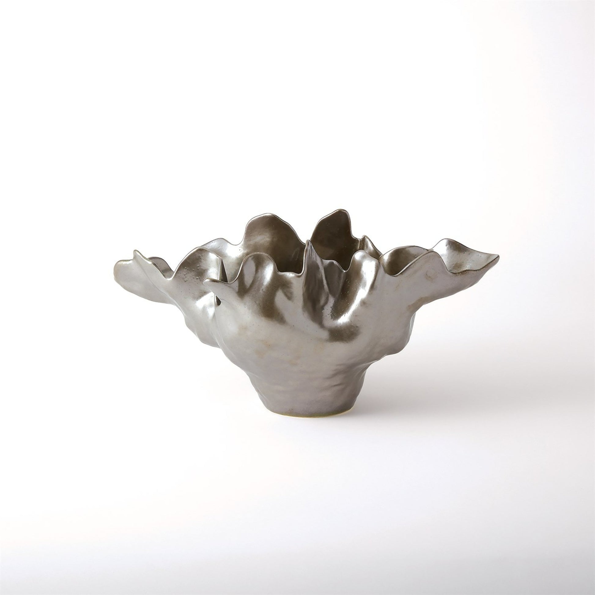 Meteor Bowl by Global Views. Made from ceramic in a coastal style.