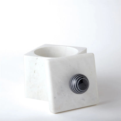 La Boite Box by Global Views. Made from white banswara, black bheslana in a eclectic & global style.