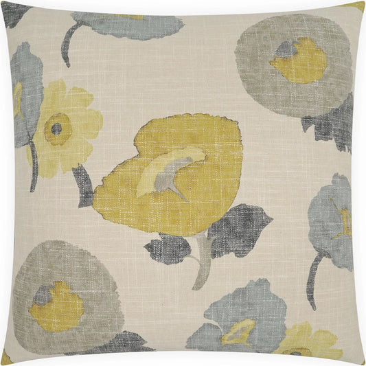 Poppy Pillow by DV Kap Home. Made from 36% polyester, 16% linen, 26% cotton, 22% viscose in a unique style.