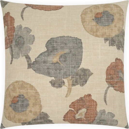 Poppy Pillow by DV Kap Home. Made from 36% polyester, 16% linen, 26% cotton, 22% viscose in a unique style.