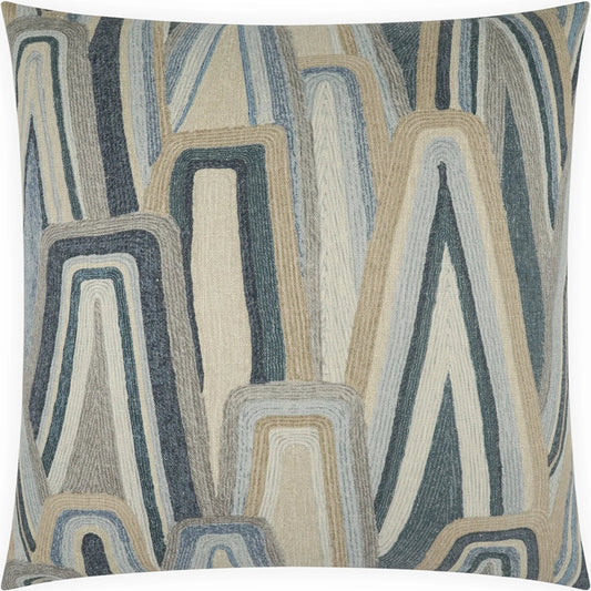 Ridgepoint Pillow by DV Kap Home. Made from 85% polyester, 15% linen in a unique style.