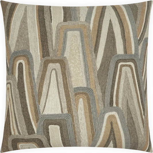 Ridgepoint Pillow by DV Kap Home. Made from 85% polyester, 15% linen in a unique style.