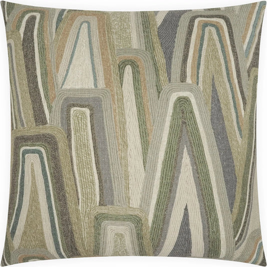 Ridgepoint Pillow by DV Kap Home. Made from 85% polyester, 15% linen in a unique style.