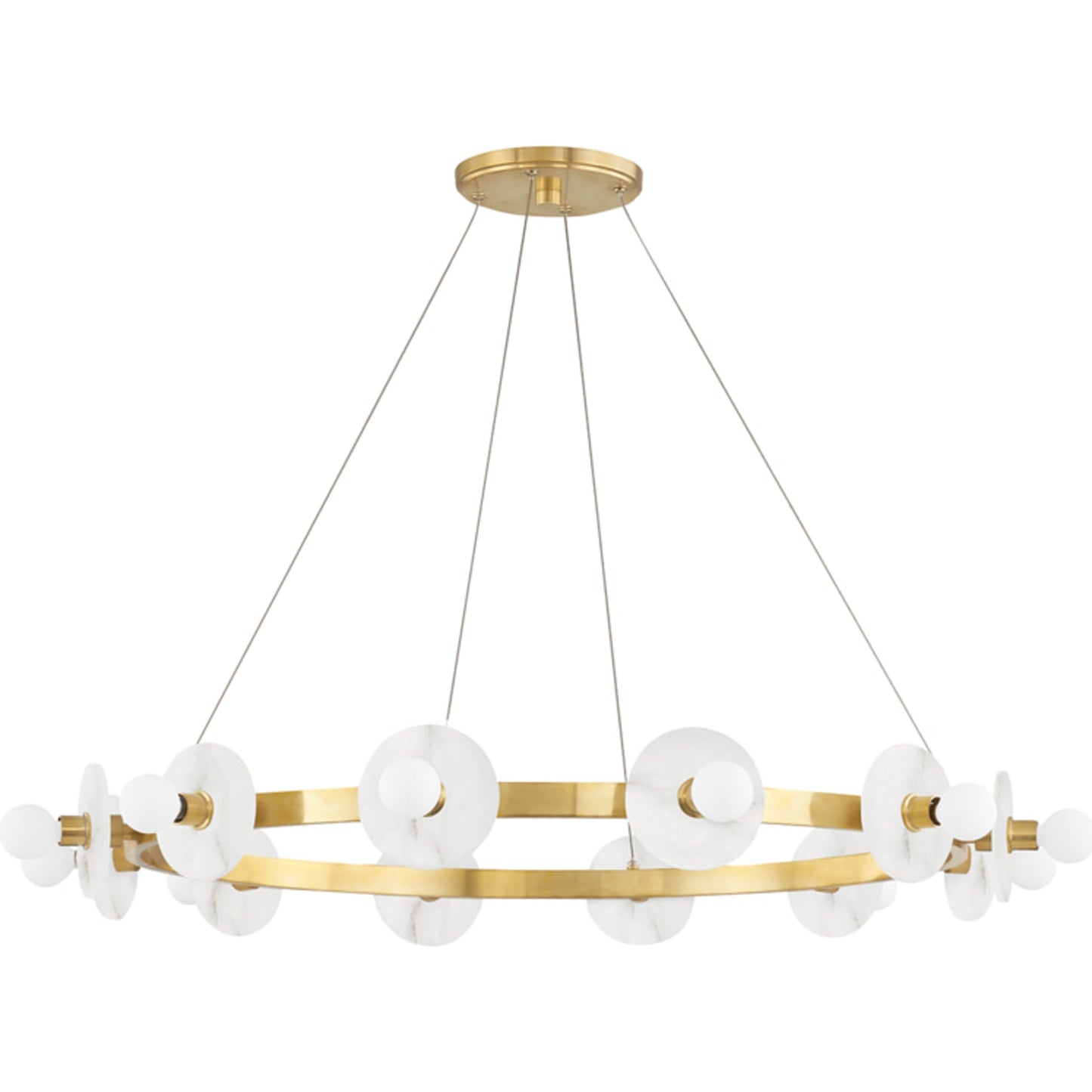 001 SR-914550 | Primary Silo | Austen Chandelier by Hudson Valley. Made from brass in a modern style.