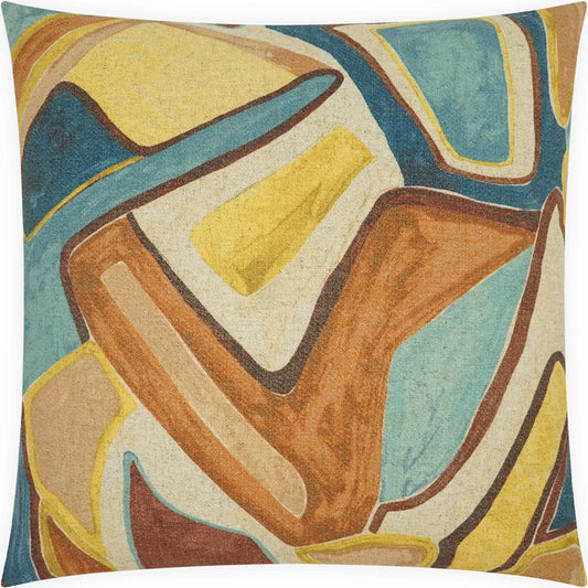 Piero Pillow by DV Kap Home. Made from 39% linen, 35% cotton, 26% polyester in a unique style.