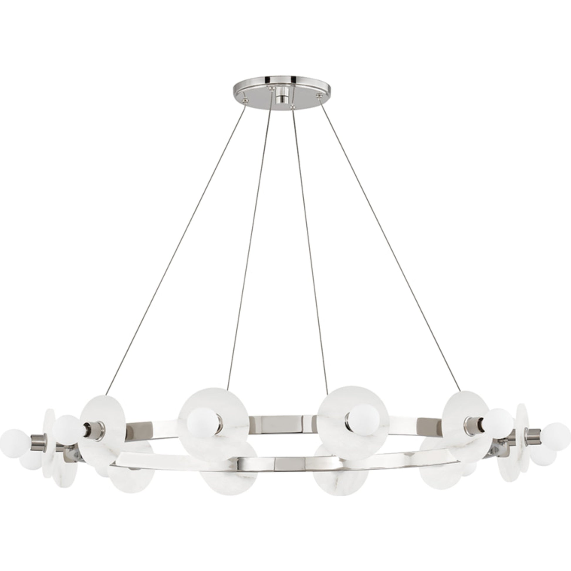 Austen Chandelier by Hudson Valley. Made from brass in a modern style.