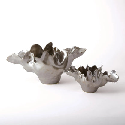 Meteor Bowl by Global Views. Made from ceramic in a coastal style.
