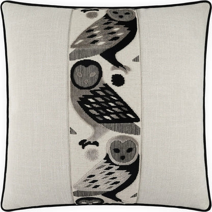 Otus Pillow by DV Kap Home. Made from base: 100% polyester in a rustic style.