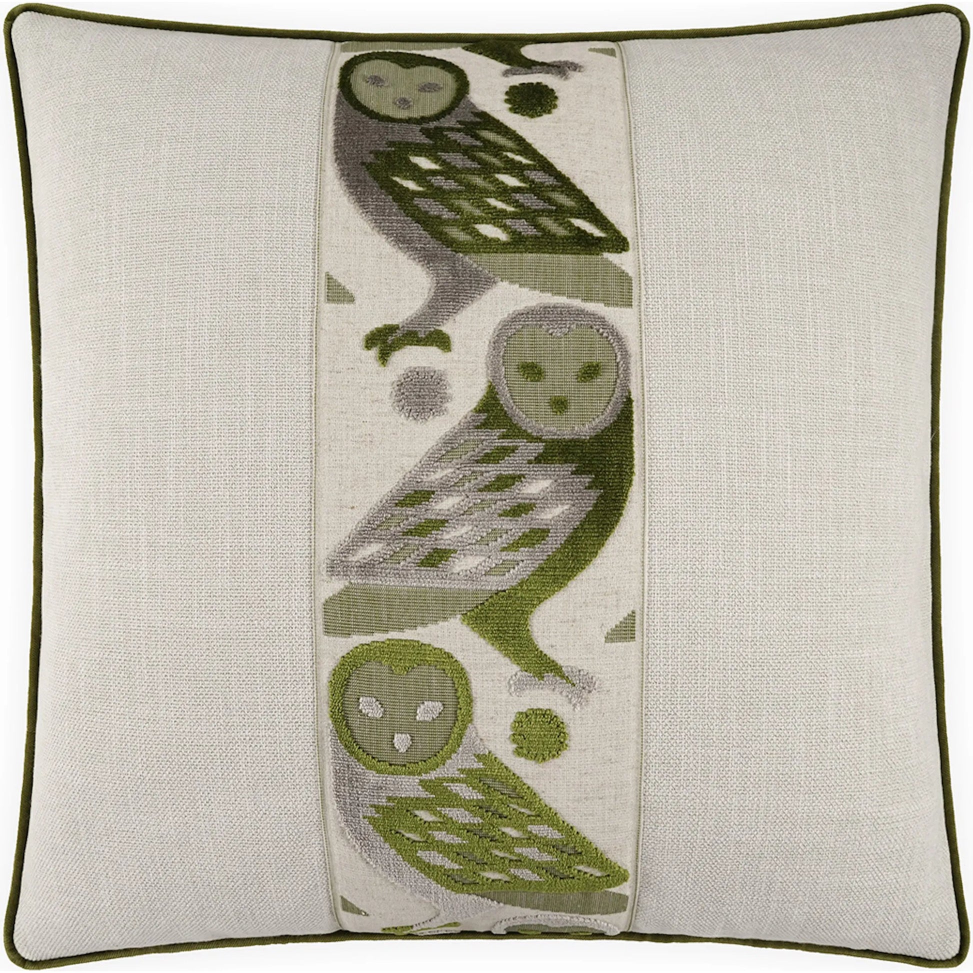 Otus Pillow by DV Kap Home. Made from base: 100% polyester in a rustic style.