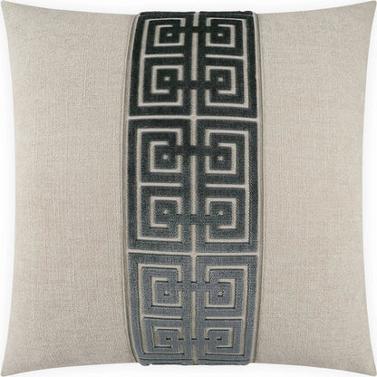 Terus Pillow by DV Kap Home in ivory. Made from base: 100% polyester in a traditional style.