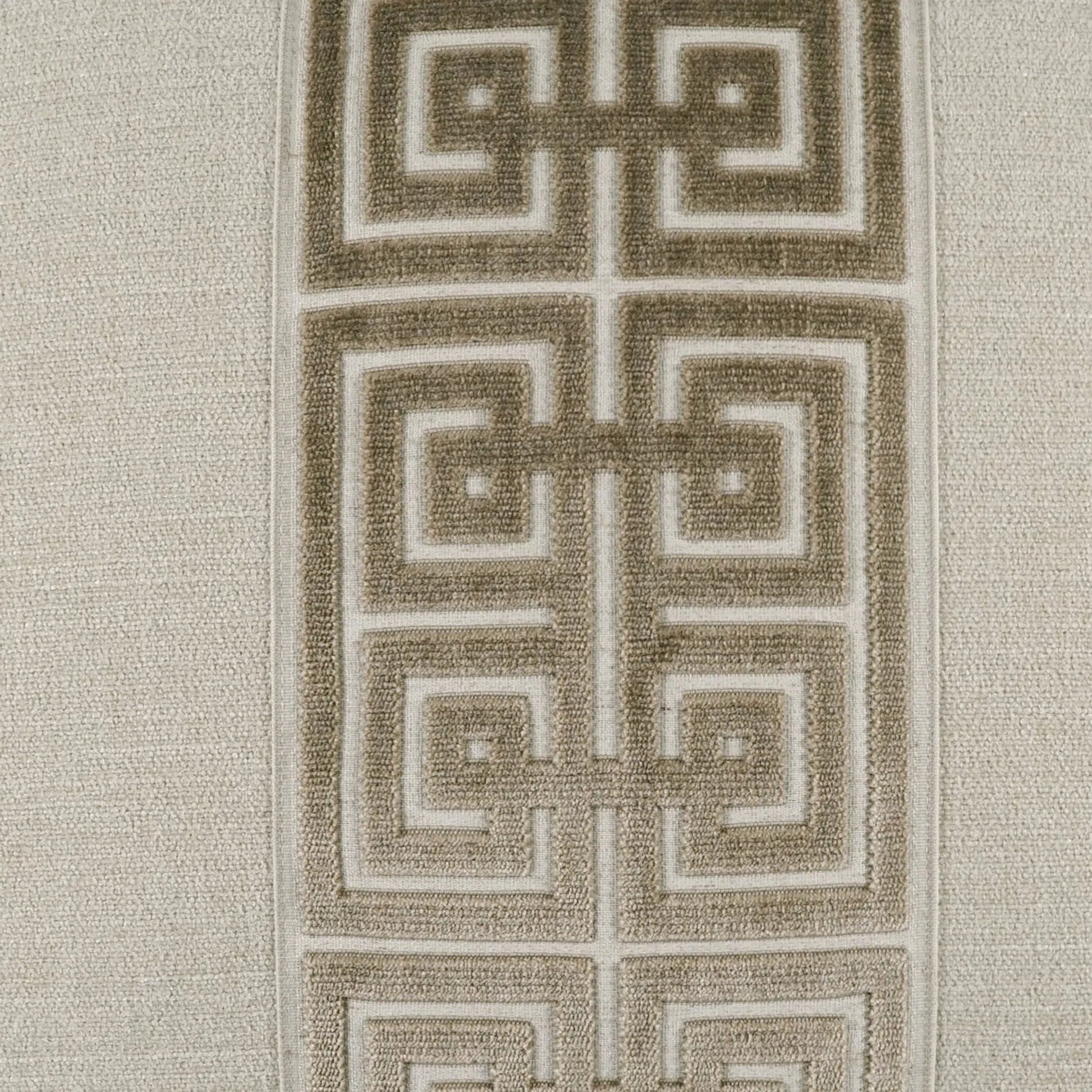 Terus Pillow by DV Kap Home in ivory. Made from base: 100% polyester in a traditional style.