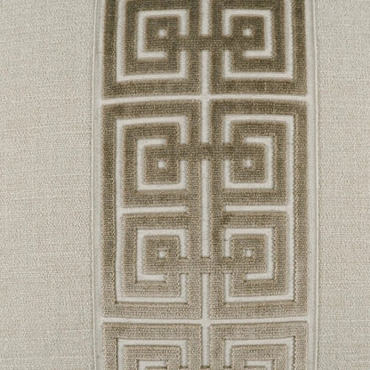 Terus Pillow by DV Kap Home in ivory. Made from base: 100% polyester in a traditional style.