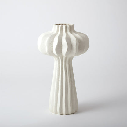 Lithos Vase by Global Views. Made from ceramic in a coastal style.