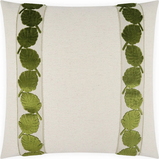 Palm Leaf Mini Pillow by DV Kap Home. Made from base: 97% polyester, 3% linen in a unique style.