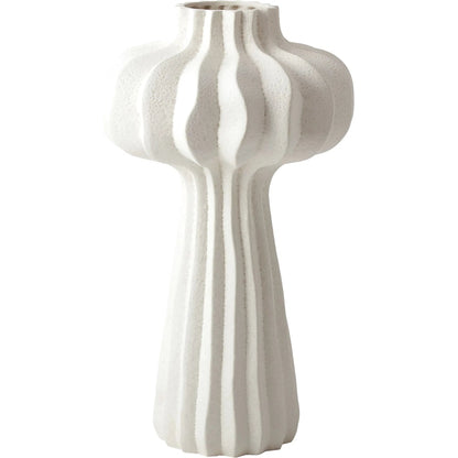 Lithos Vase by Global Views. Made from ceramic in a coastal style.