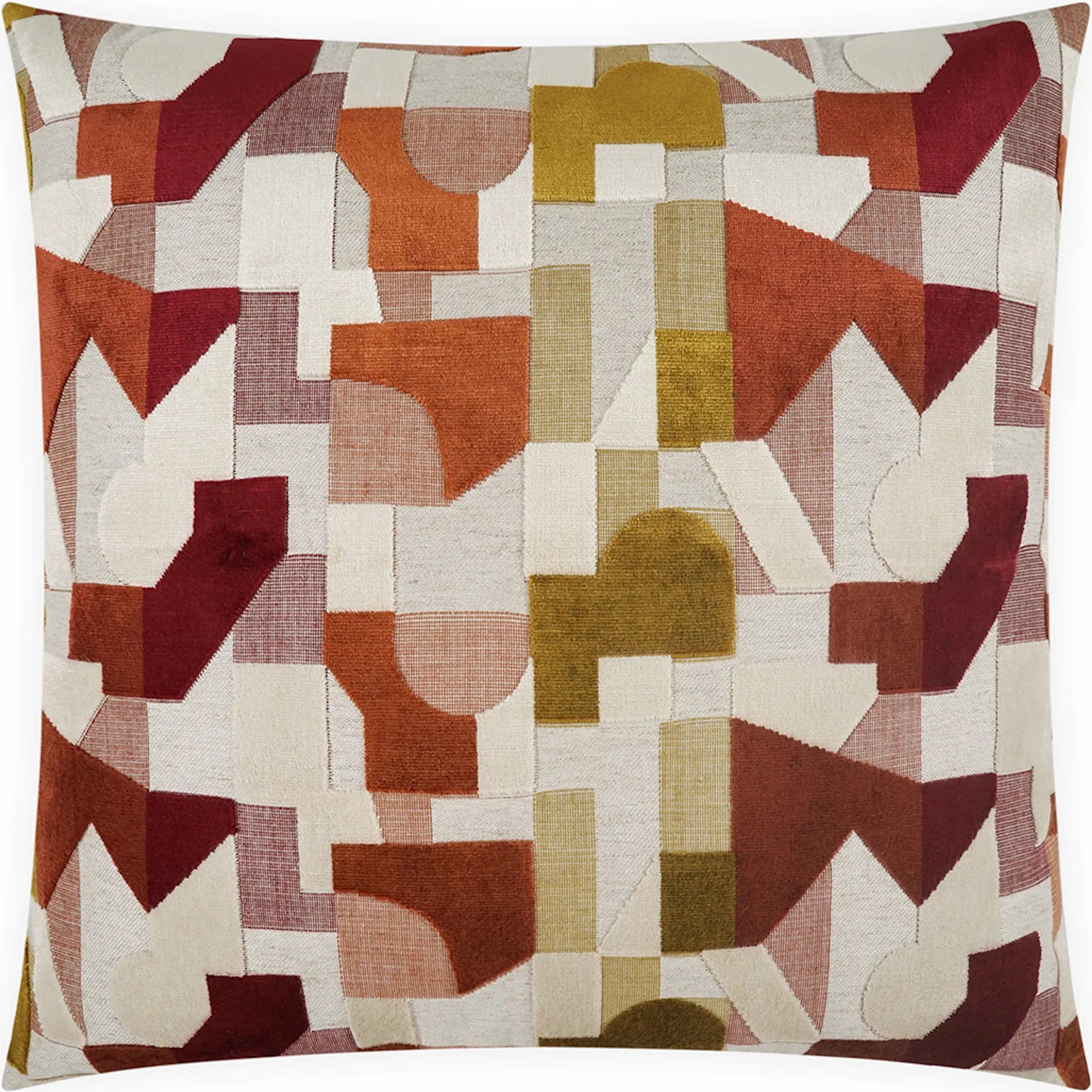 Hutch Pillow by DV Kap Home. Made from rayon, polyester, linen, cotton in a eclectic & global style.