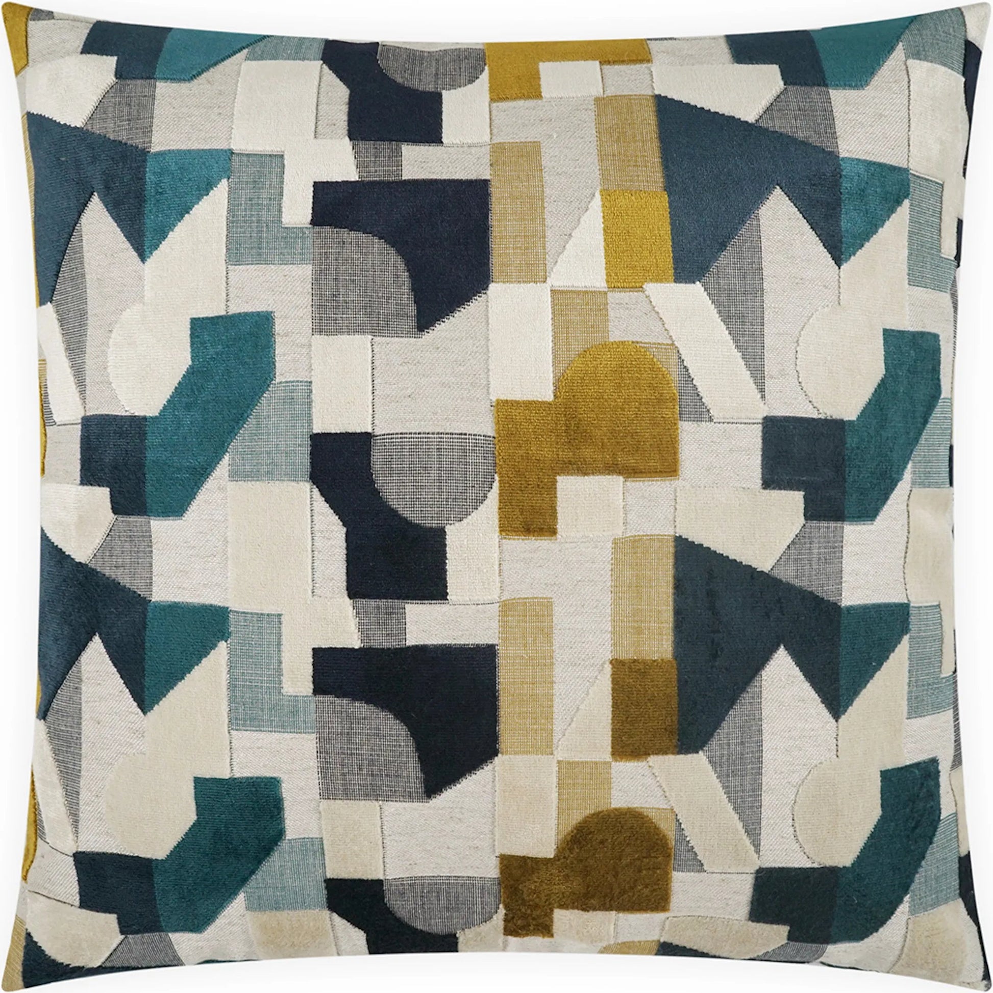 Hutch Pillow by DV Kap Home. Made from rayon, polyester, linen, cotton in a eclectic & global style.