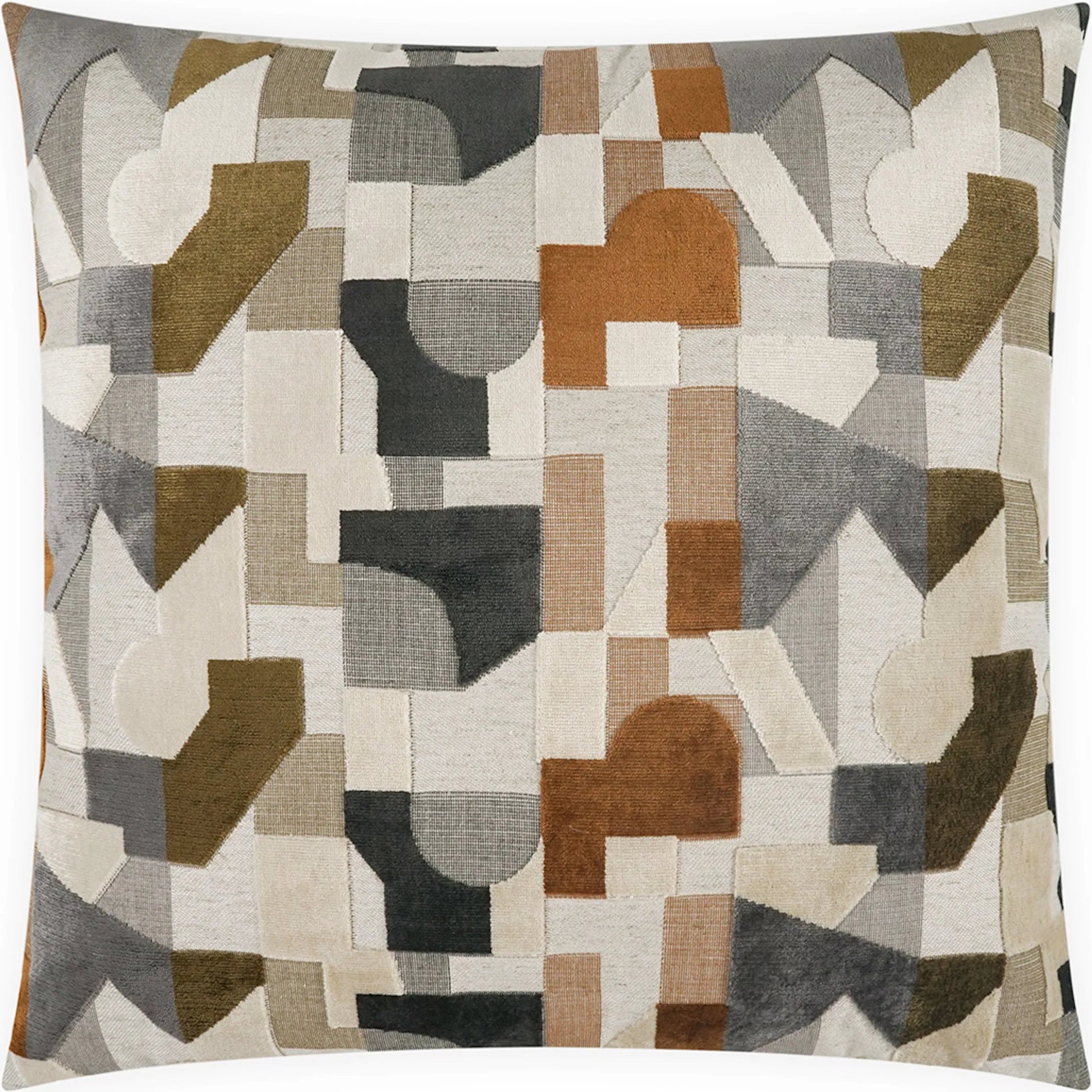 Hutch Pillow by DV Kap Home. Made from rayon, polyester, linen, cotton in a eclectic & global style.