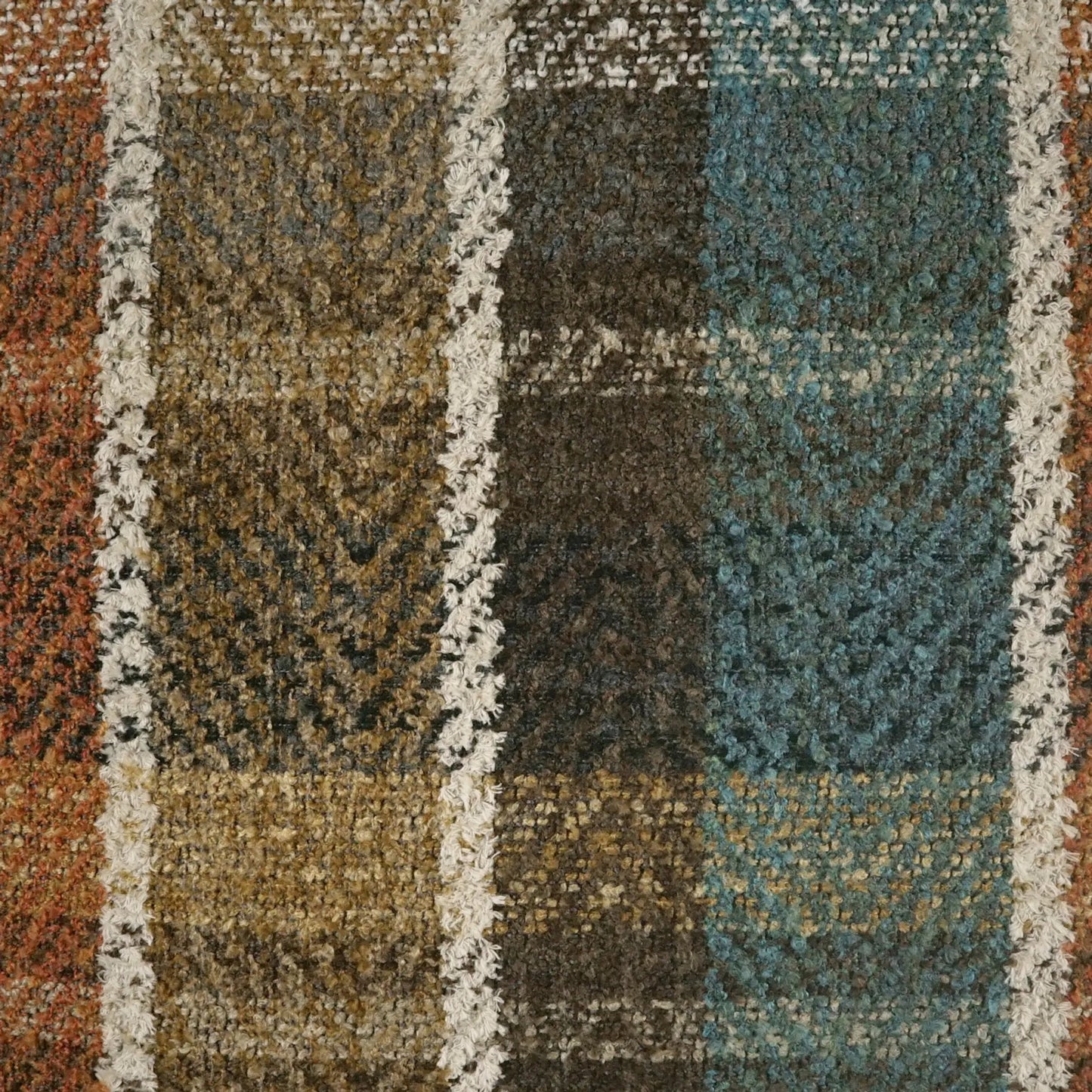 002 SI-2514574 | Closeup | Scotty Pillow by DV Kap Home in brown, copper. Made from 50% acrylic, 38% polyester, 12% cotton in a eclectic & global style.