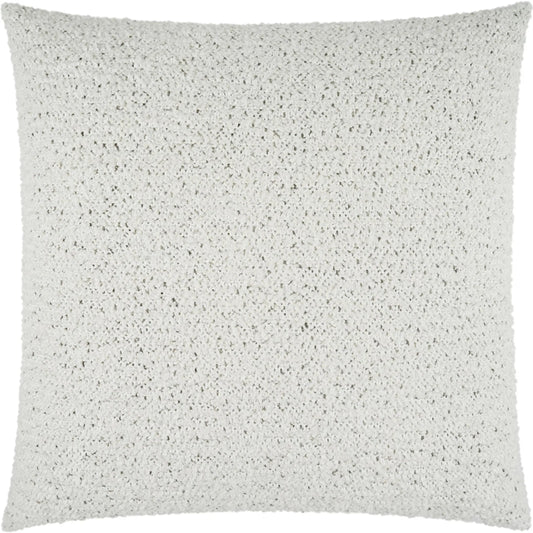 Fleck Pillow by DV Kap Home in ivory. Made from 72% acrylic, 20% polyester, 8% cotton in a unique style.