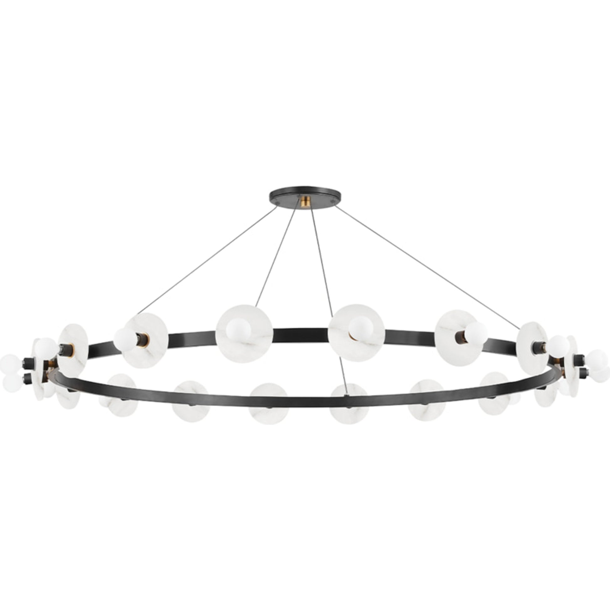 Austen Chandelier by Hudson Valley. Made from brass in a modern style.