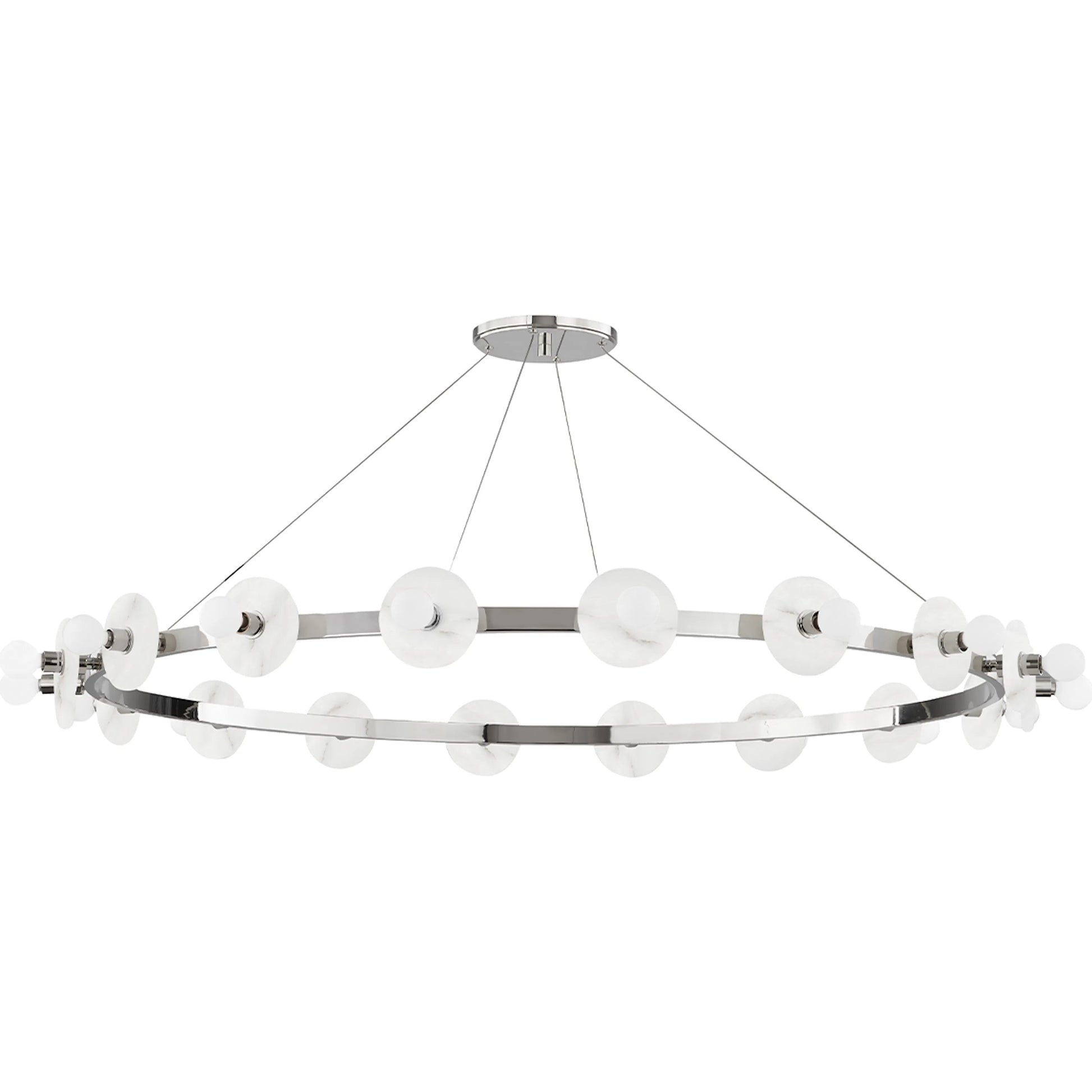 Austen Chandelier by Hudson Valley. Made from brass in a modern style.