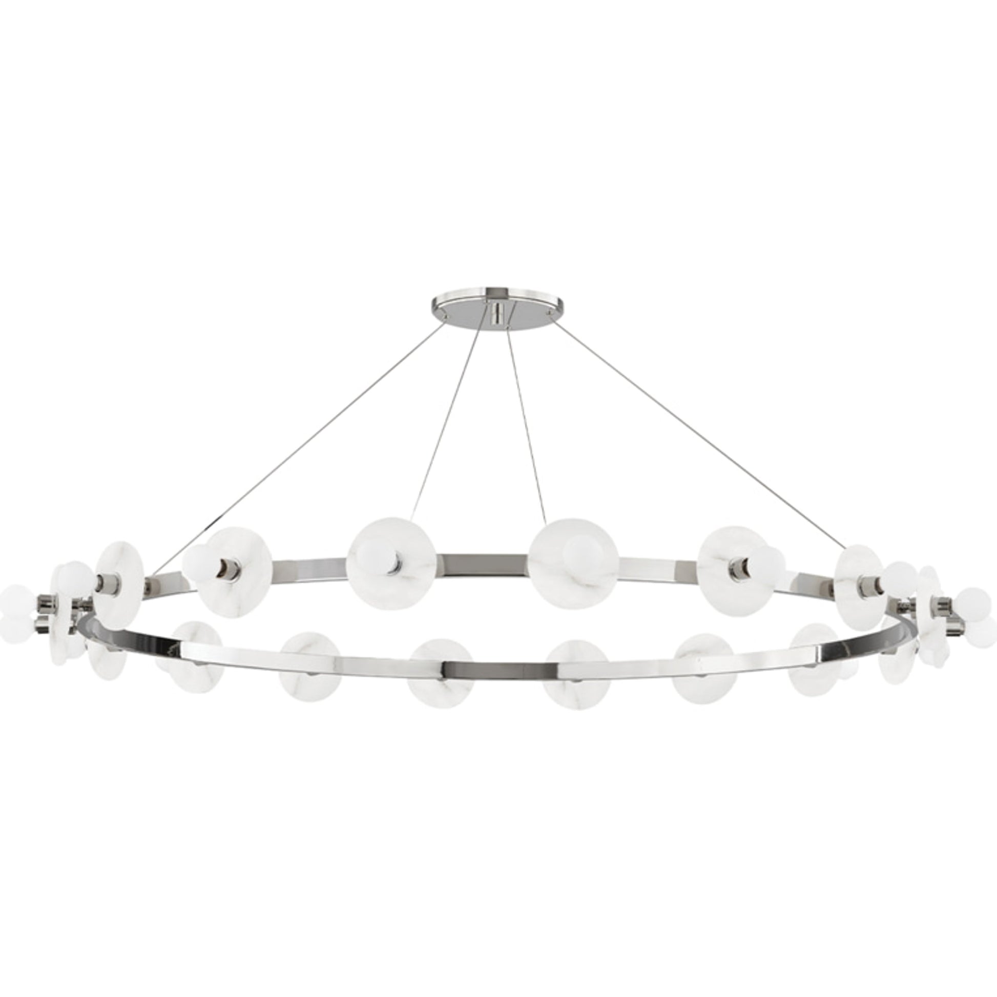 Austen Chandelier by Hudson Valley. Made from brass in a modern style.