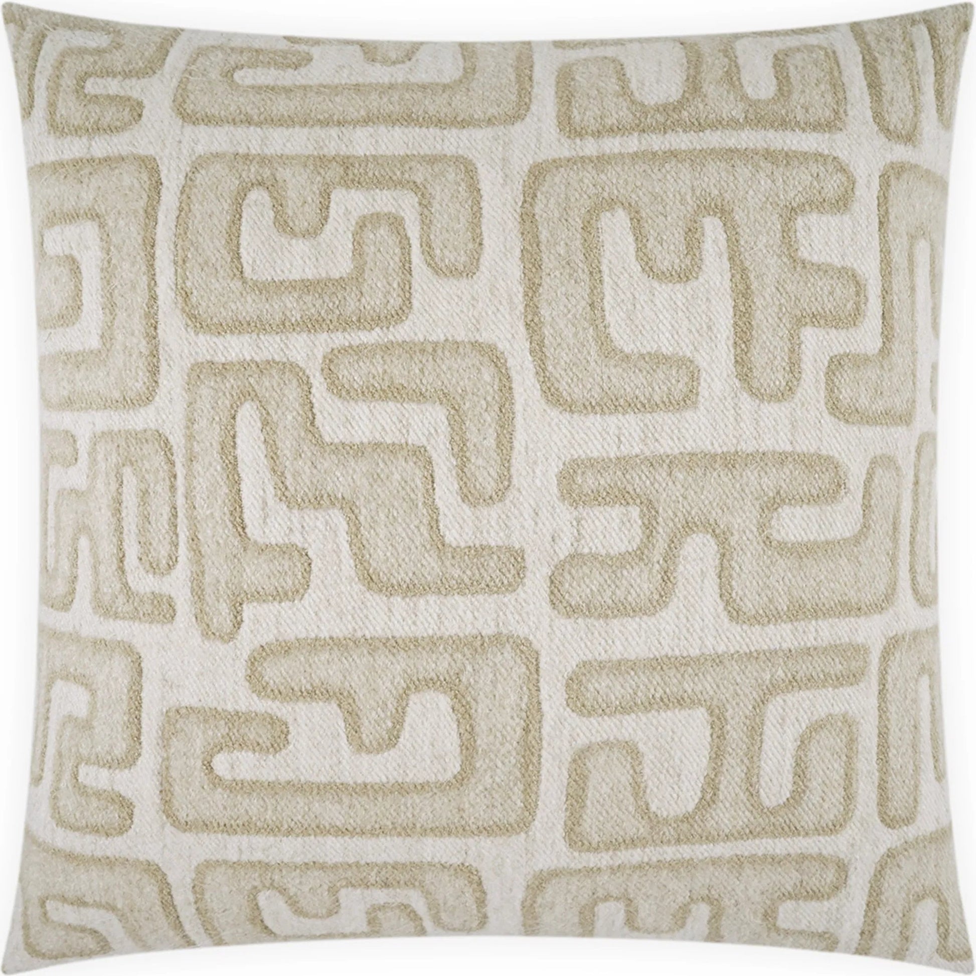 Bantu Pillow by DV Kap Home. Made from 46% acrylic, 26% polyester, 23% cotton, 5% linen in a eclectic & global style.