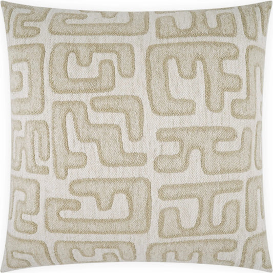 Bantu Pillow by DV Kap Home. Made from 46% acrylic, 26% polyester, 23% cotton, 5% linen in a unique style.