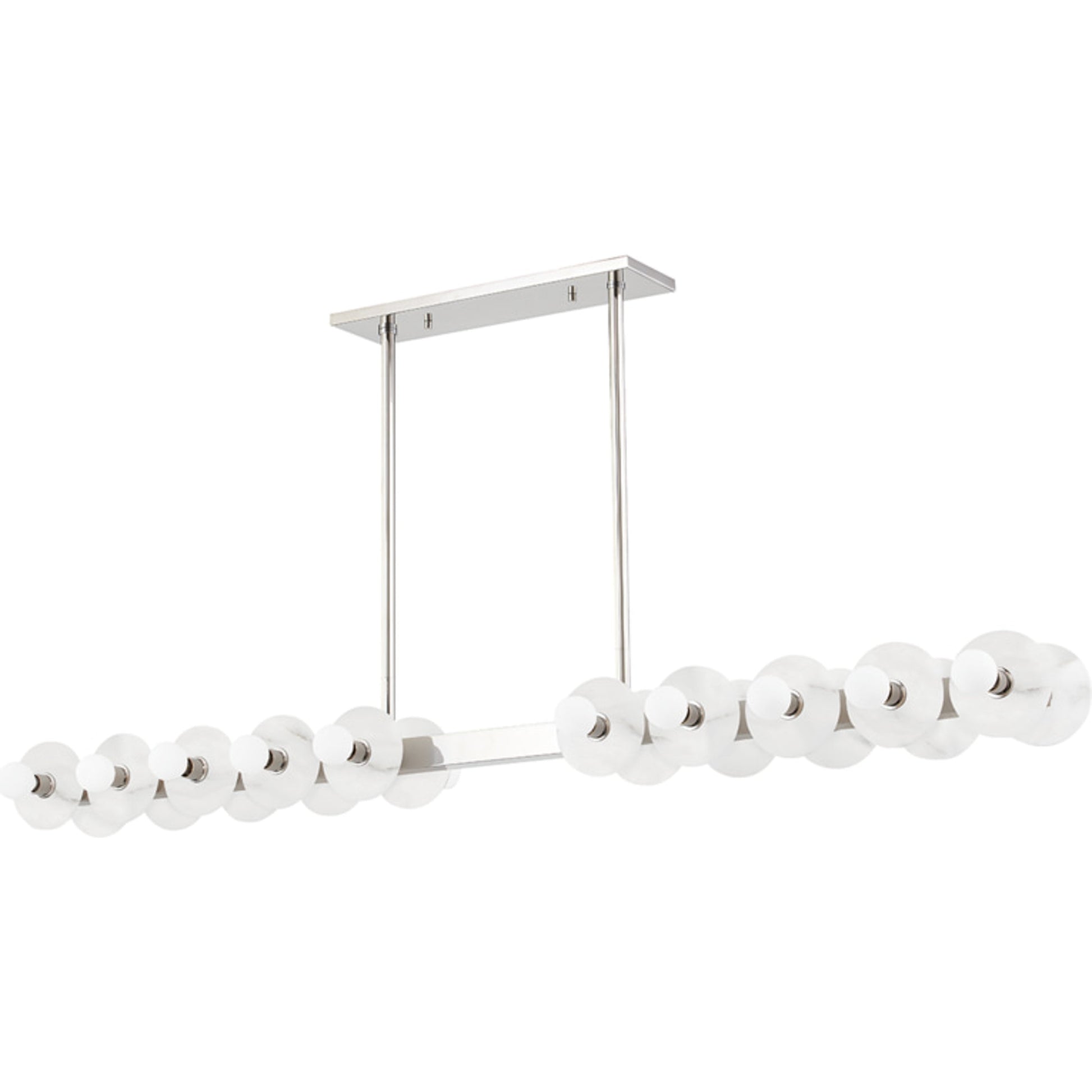 Austen Linear Pendant by Hudson Valley. Made from brass in a modern style.