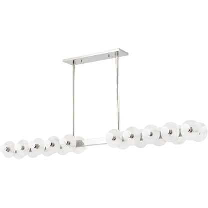 Austen Linear Pendant by Hudson Valley. Made from brass in a modern style.