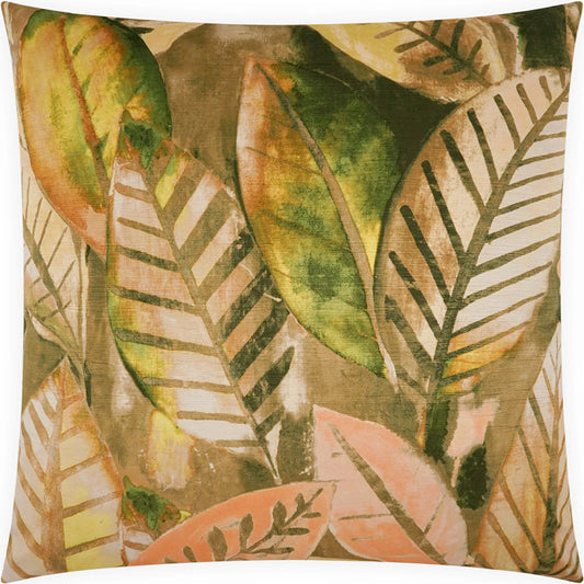 Lunari Pillow by DV Kap Home in green, taupe. Made from 100% polyester in a unique style.