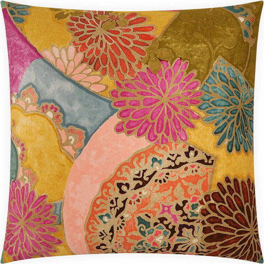 Magnum Pillow by DV Kap Home in fuchsia. Made from 100% polyester in a unique style.