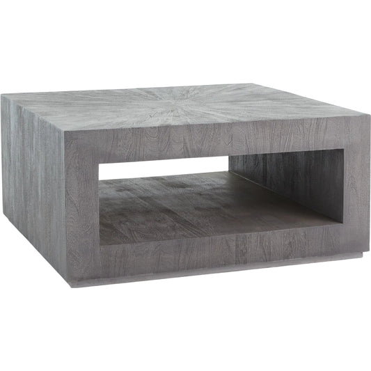 Driftwood Square Coffee Table by Global Views. Made from mango, mdf in a modern style.