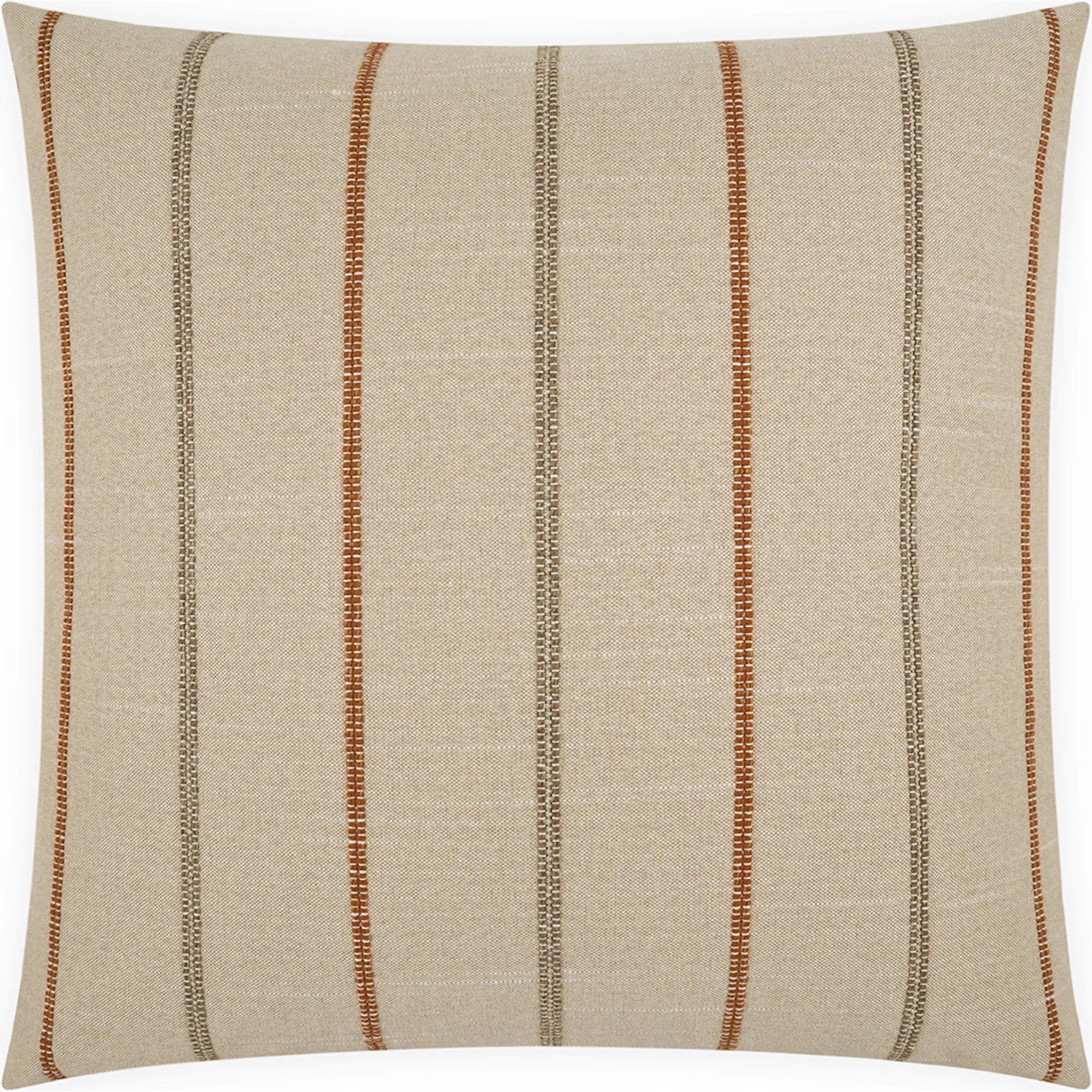 Greenwich Pillow by DV Kap Home. Made from 54% pcrpolyester, 46% polyester in a transitional style.