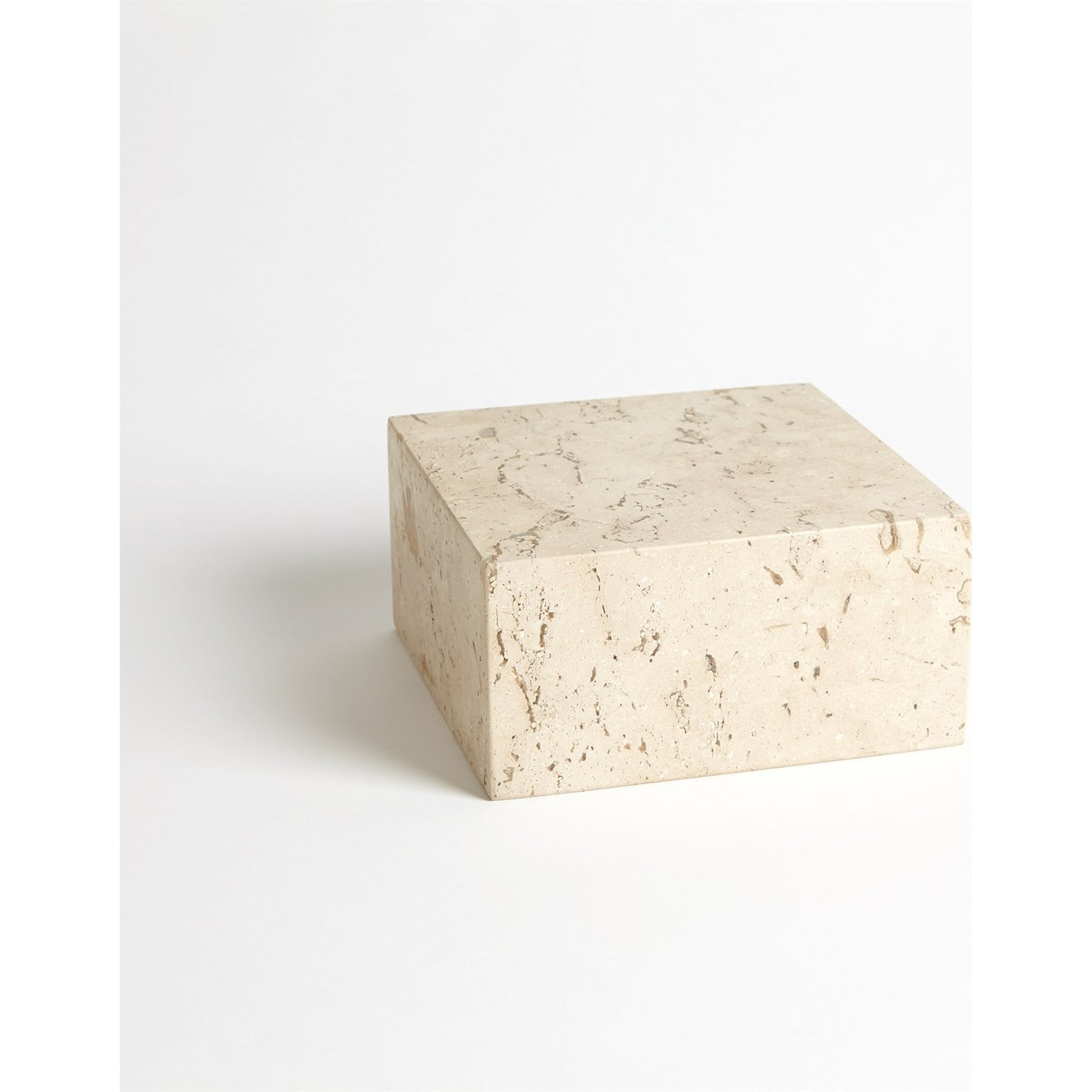 Travertine Plateau by Global Views in natural. Made from travertine in a modern style.