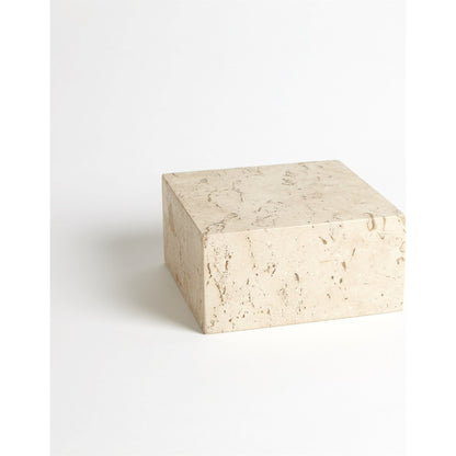 Travertine Plateau by Global Views in natural. Made from travertine in a modern style.